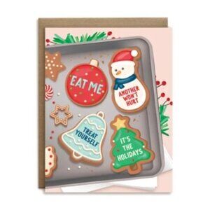 ($5) Snarky Holiday Cookies Greeting Card